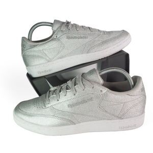 Reebok Club C SYN 'Diamond Pack' Casual Sneakers‎ Silver BD5758 Women's 8.5